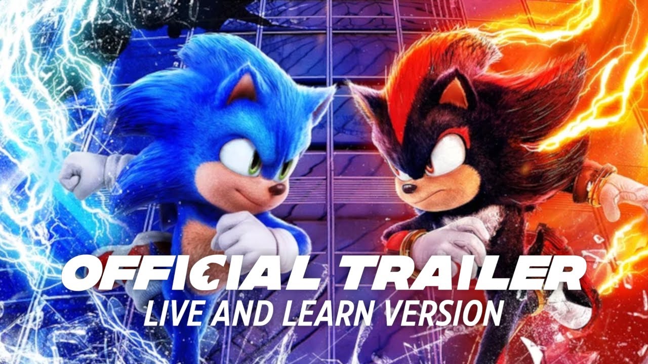 Sonic the Hedgehog 3 Movie | Official Trailer (Live and Learn Version ...