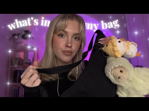 ASMR what's in my bag *very tingly* | whisper ramble
