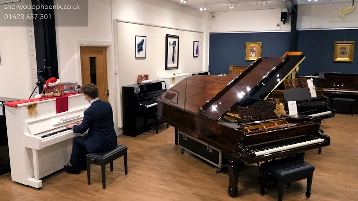 Yamaha U1 White Upright Piano No. 539994 | Comparison Demonstration Sherwood Phoenix