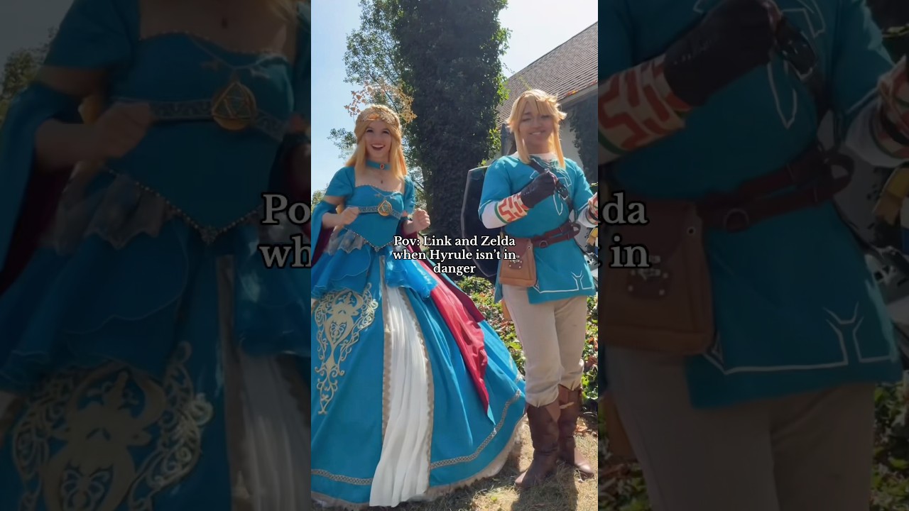 This rarely happens since I swear Hyrule is always in danger 🙏 #zelda #link #cosplay #cosplayer