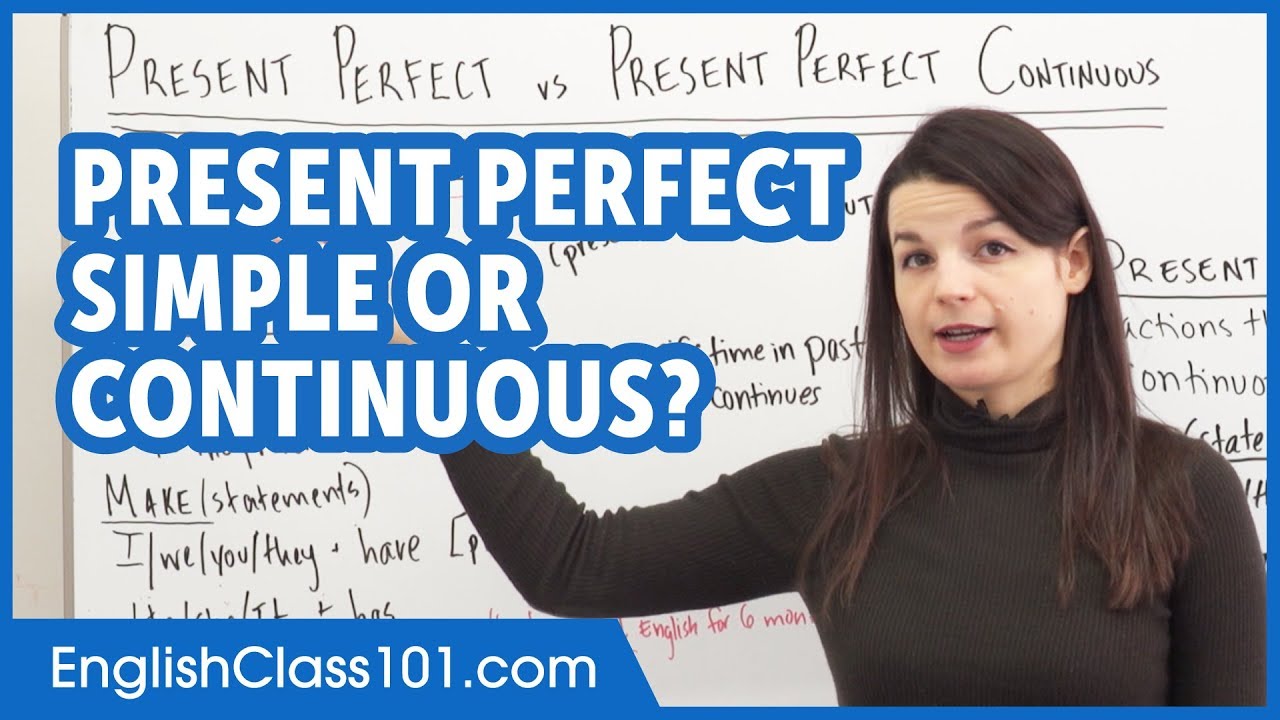 ⁣Present Perfect Tense: Simple or Continuous? - Basic English Grammar