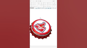 Hoe je een logo op elk oppervlak in SolidWorks toepast #shorts #ytshorts #solidworks