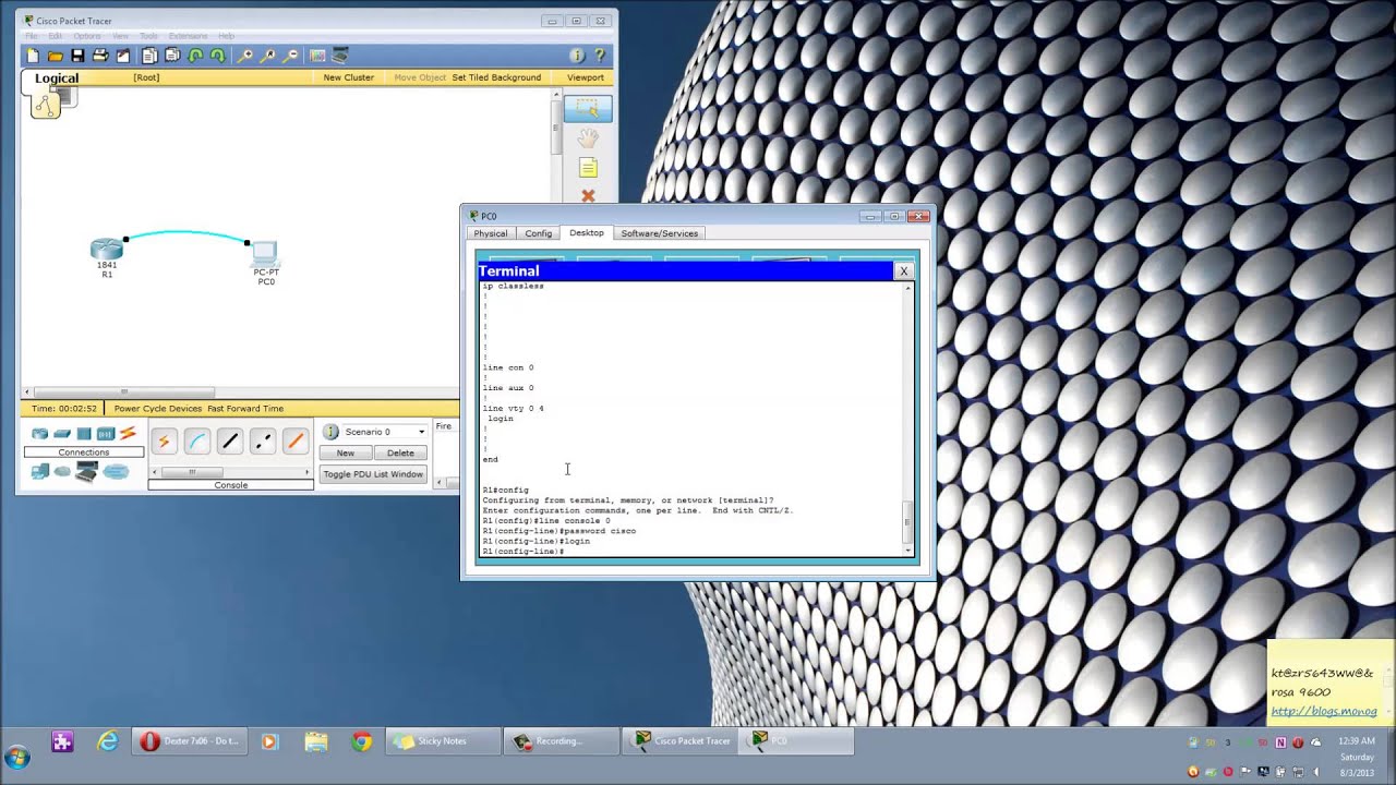 Basic Cisco Router Configuration - YouTube
