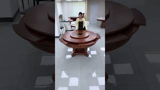 Nowadays, Chinese styles can be found, #Rotating Dining Table #Transformable Dining Table
