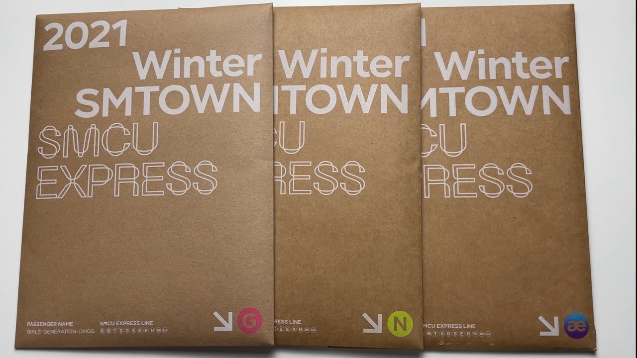 ♡Unboxing 2021 Winter SMTOWN SMCU Express 2021 윈터 에스엠타운