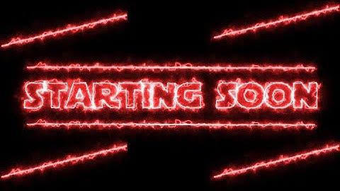 Stream Starting Soon Animation for TWITCH - After effects tutorial