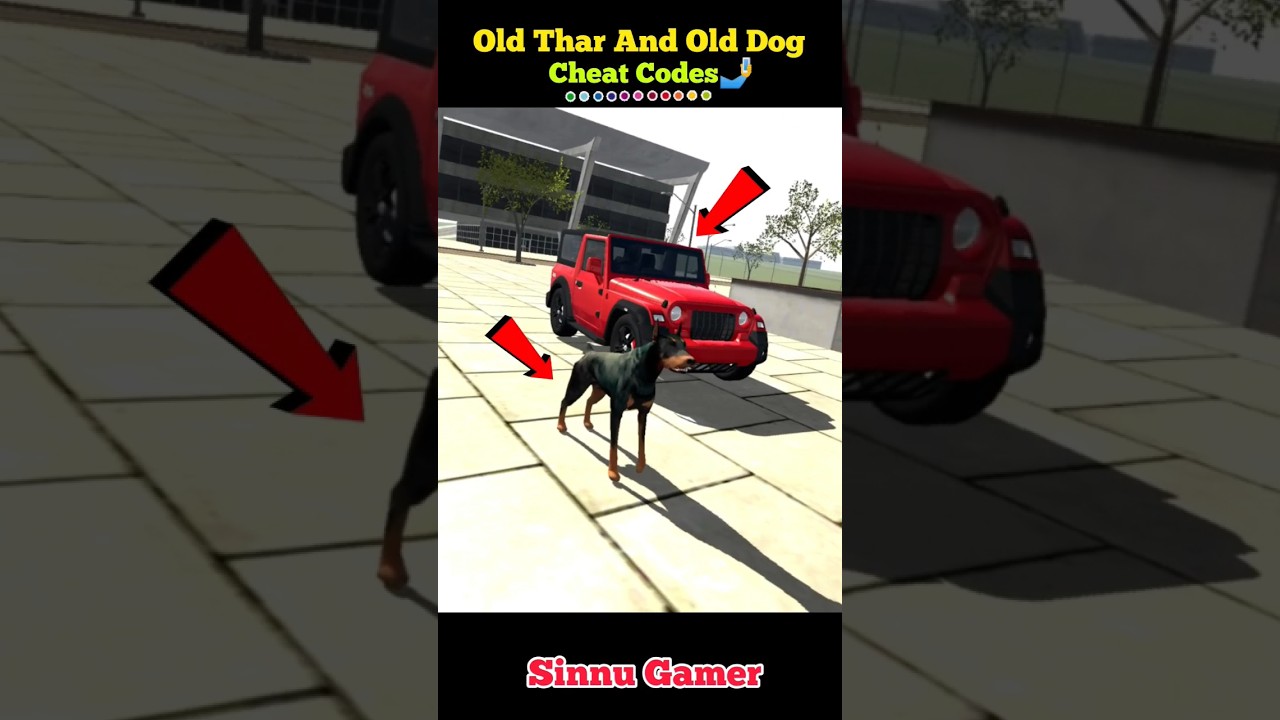 Old Thar And Old Dog Cheat Codes😱🤳 indian bike driving 3d new update
