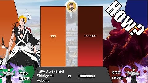 Ichigo Vs Yamamoto Power Level - Bleach Power Levels - Power of Anime🔥