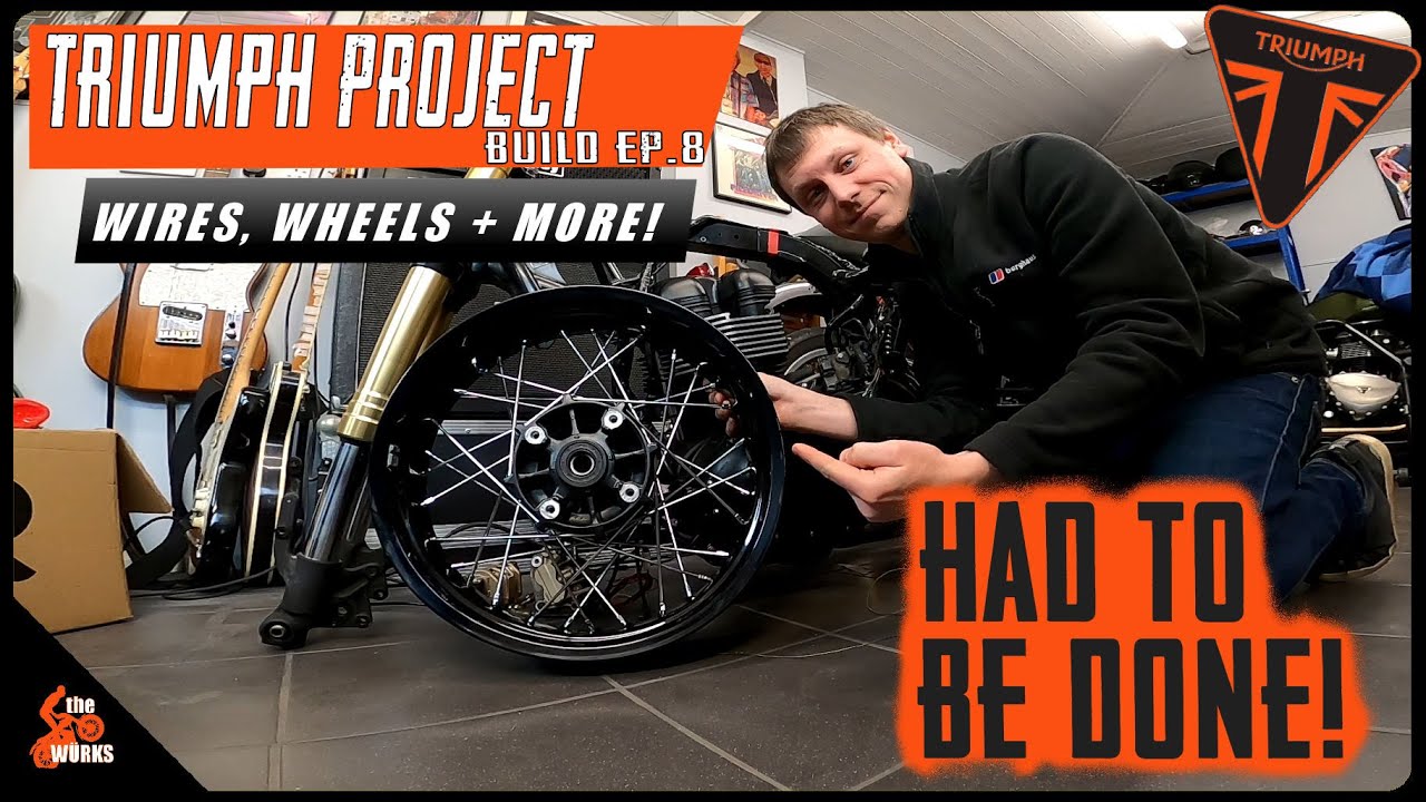 Triumph Bonneville Gets a Tiger 800 Rear Wheel