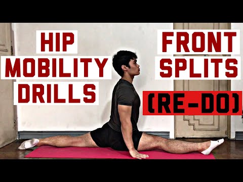 DO THESE EXERCISES TO IMPROVE YOUR FRONT SPLITS | FRONT SPLIT FLEXIBILITY ROUTINE (REDO)