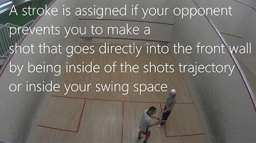 Let & Stroke - Squash Rules - Squash tips