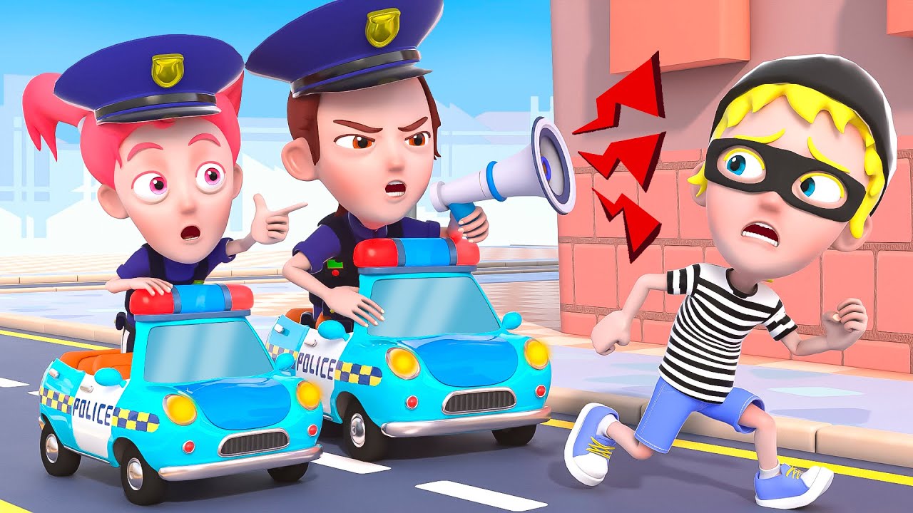 Police Officer Help Me Song | Nursery Rhyme & Kids Songs