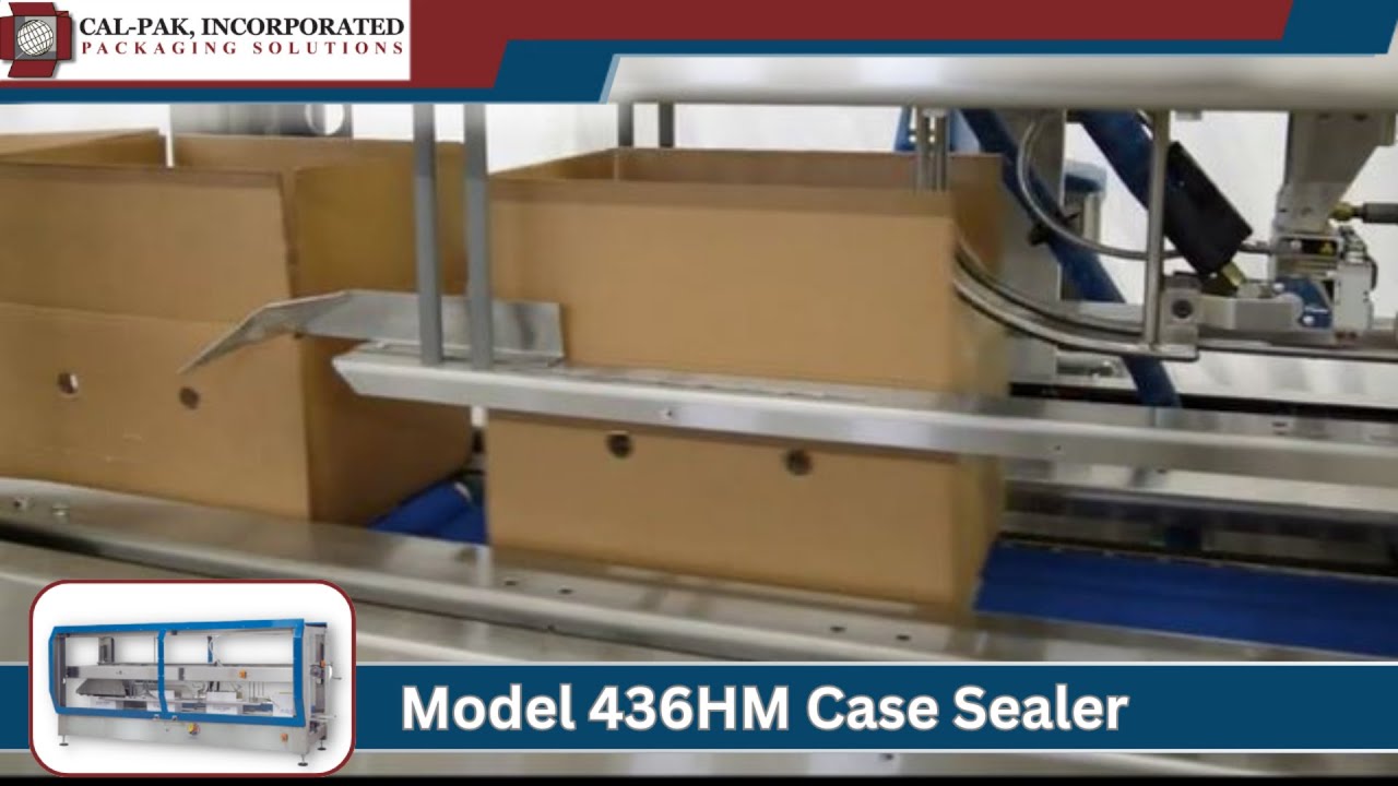 436HM Automatic Hot Melt Top Case Sealer