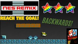 [NES Remix] Remix I Stage 16 | All 3 Rainbow Stars 100%