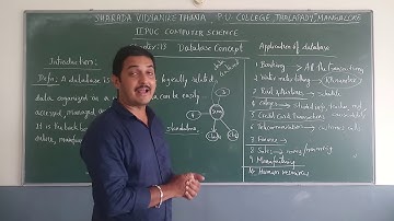 Chapter-13 Database Concepts part 1 by Mr.Rohit