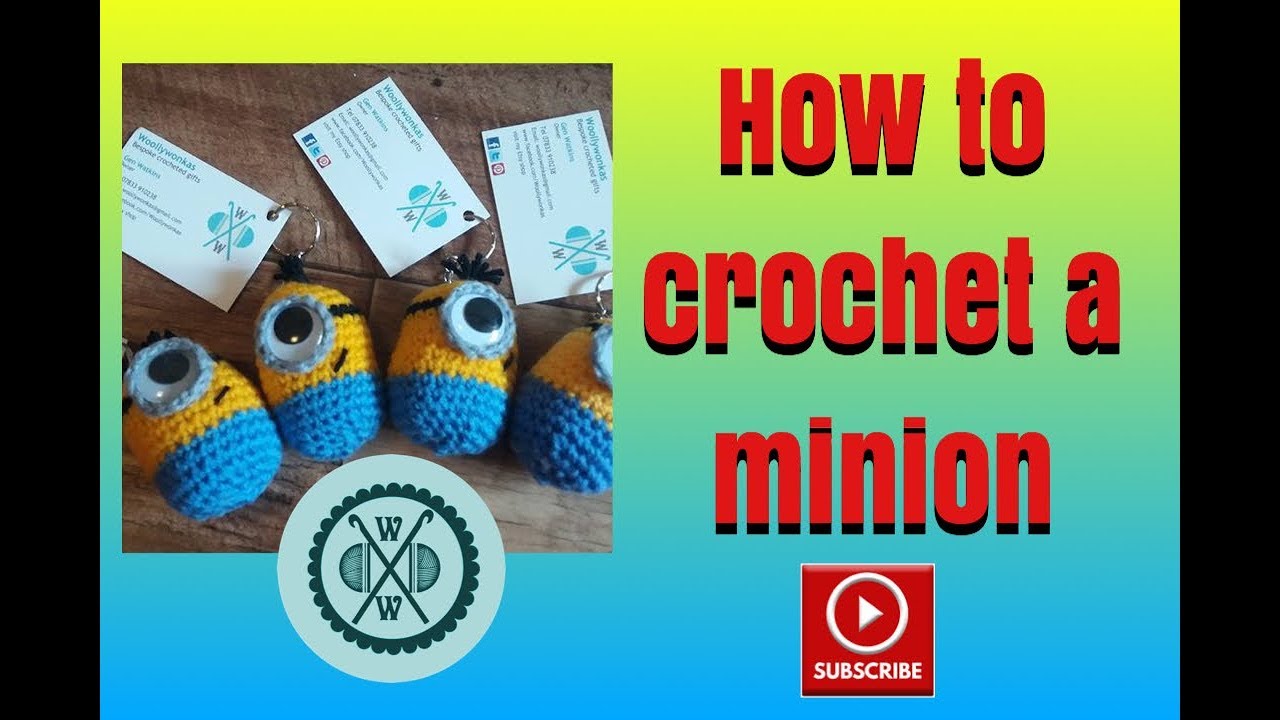 How to crochet a minion - part 2