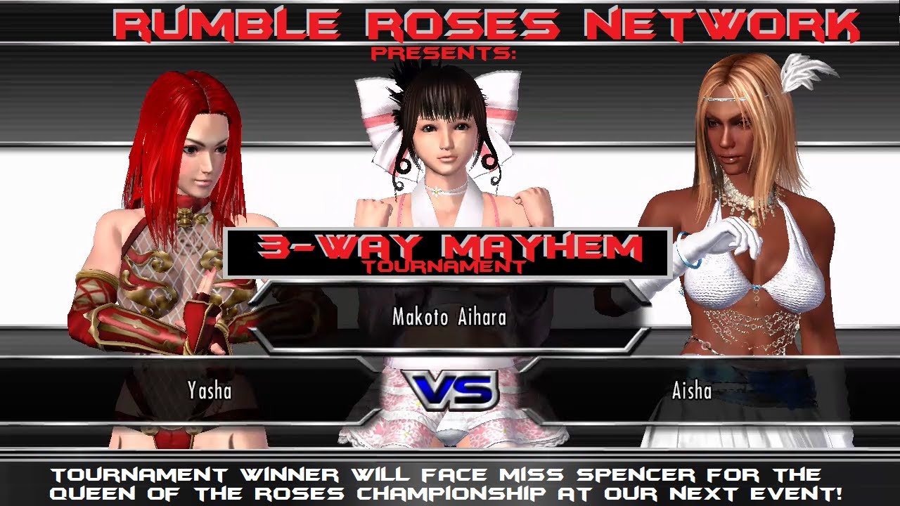 Rumble Roses XX [XBOX 360/XBOX One] 3-Way Mayhem Tournament: Makoto ...