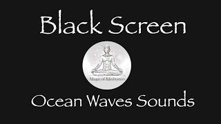 Relaxing Waves For Sleeping Well, Deep Sleep Bedroom Ambiance With Ocean Sounds, ASMR, Black Screen