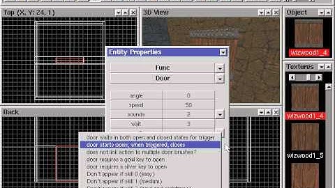12) QOOLE-Quake + Quake 2 Level Editor Tutorial: Doors
