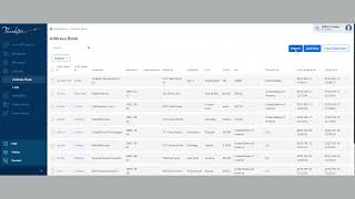 How to enter recipients using the import grid