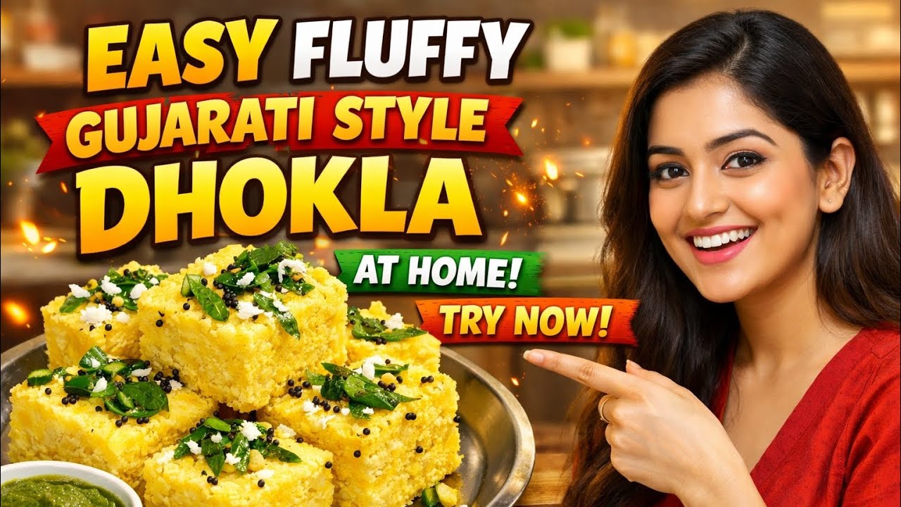 Easy sa fluffy Dhokla | Gujarati style wala Dhokla | ghar pe | bhout hi easy | sunday special | Try 