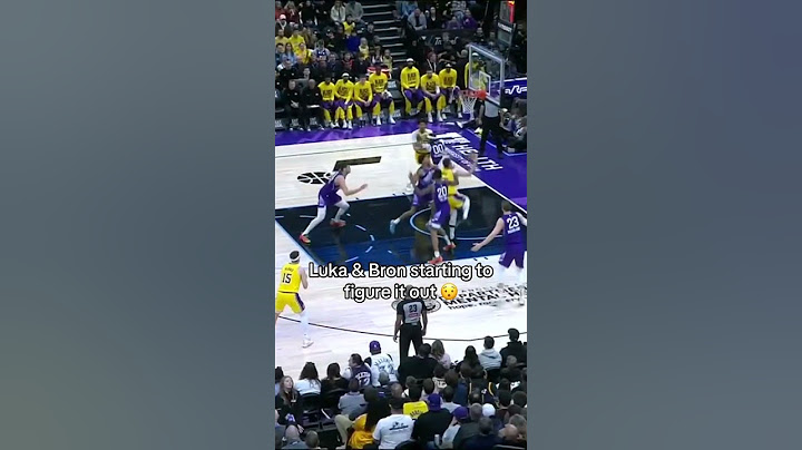 Luka & LeBron figuring it out 😮‍💨