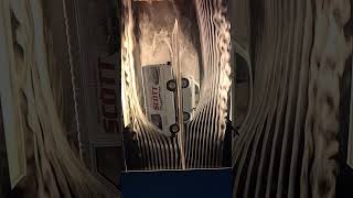 smoke flow visualization around two car models #aerodynamics
