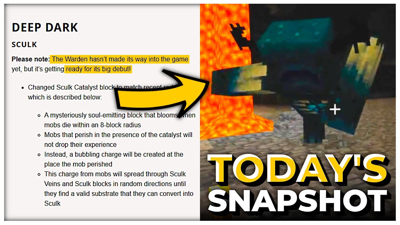 What will be in TODAY'S MINECRAFT 1.19 SNAPSHOT | The Minecraft Wild ...