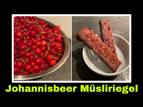 Johannisbeeren Müsliriegel Rezept