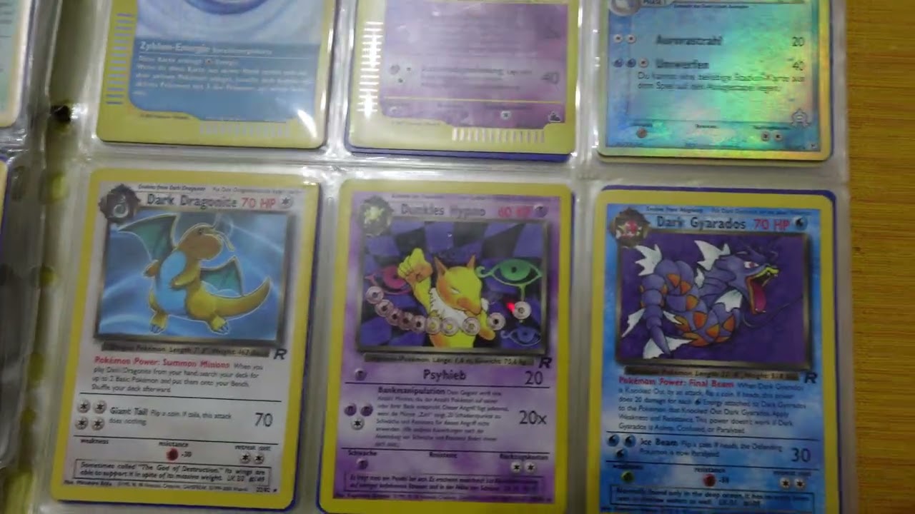 Meine alten Pokemonkarten
