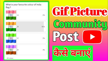 How To Use Gif Picture YouTube Community Post | How To Make Gif Animation Community Post