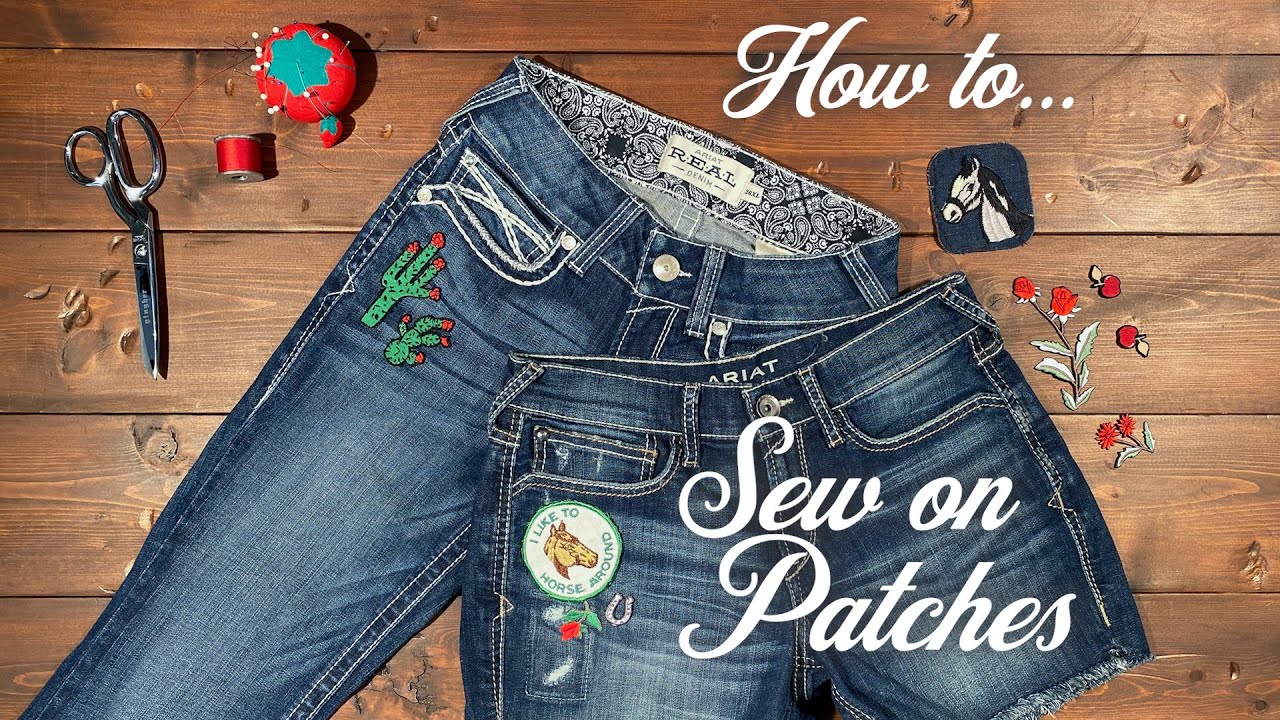 Denim DIY: How to Sew on Patches 