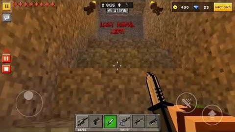 Pixel Gun 3D: Deadly Games: Night gameplay with NatorGreen7000