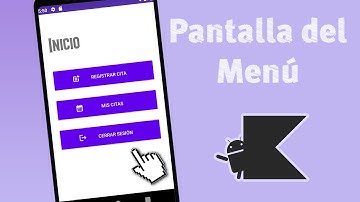 𝟬𝟱) La pantalla del menú en Android Studio - Kotlin
