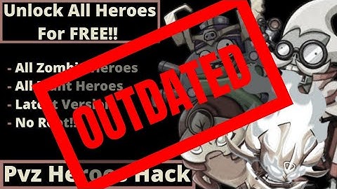 OUTDATED* How To Unlock All Heroes For Free in PvZ Heroes | NO ROOT