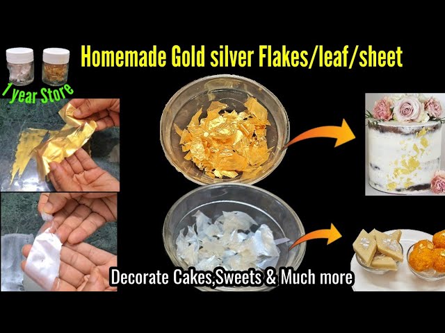 Vark  Indian Edible Gold or Silver Leaf Foil [Image]