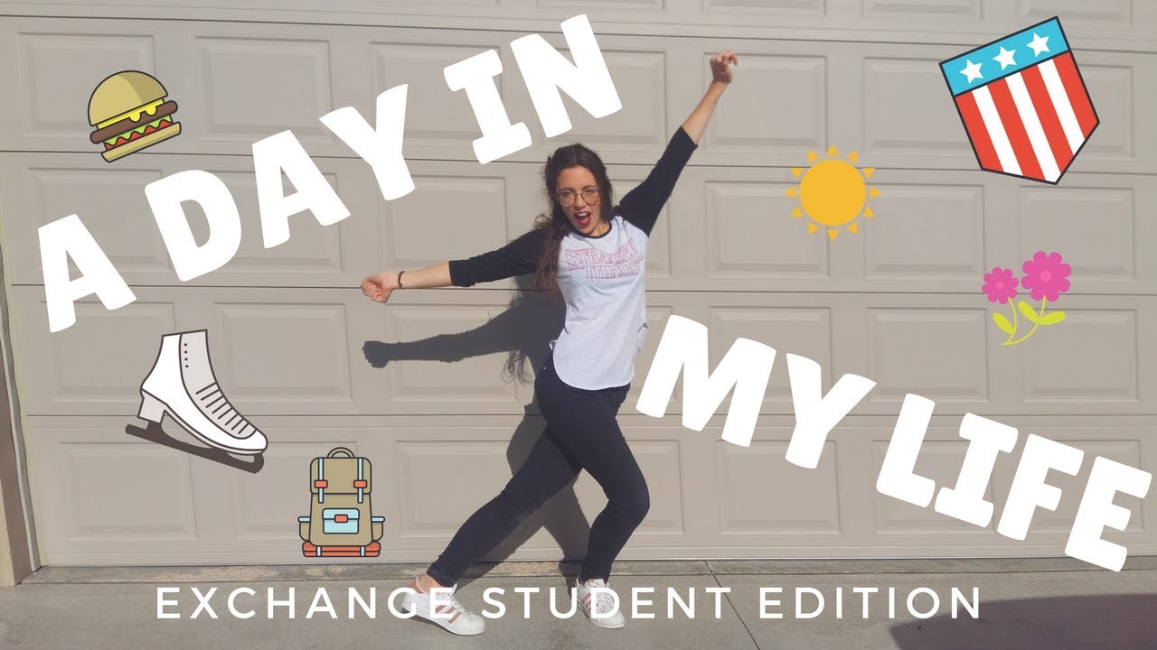 A DAY IN MY LIFE AS AN EXCHANGE STUDENT - YouTube