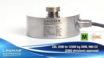 CBL- compression load cells - low profile - LAUMAS