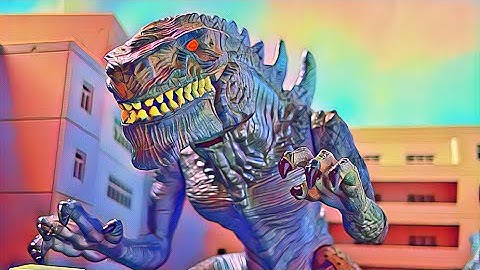 Godzilla 1998 (Zilla/G.I.N.O.) - Live Action Footage Test