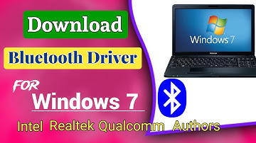 Bluetooth Driver Download For Windows 7 Intel Qualcomm Realtek || How to Download Bluetooth Driver