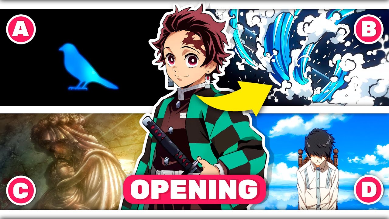 ⚡️ ANIME OPENING QUIZ ⚡️ Level: Noob🤪 - Otaku😈