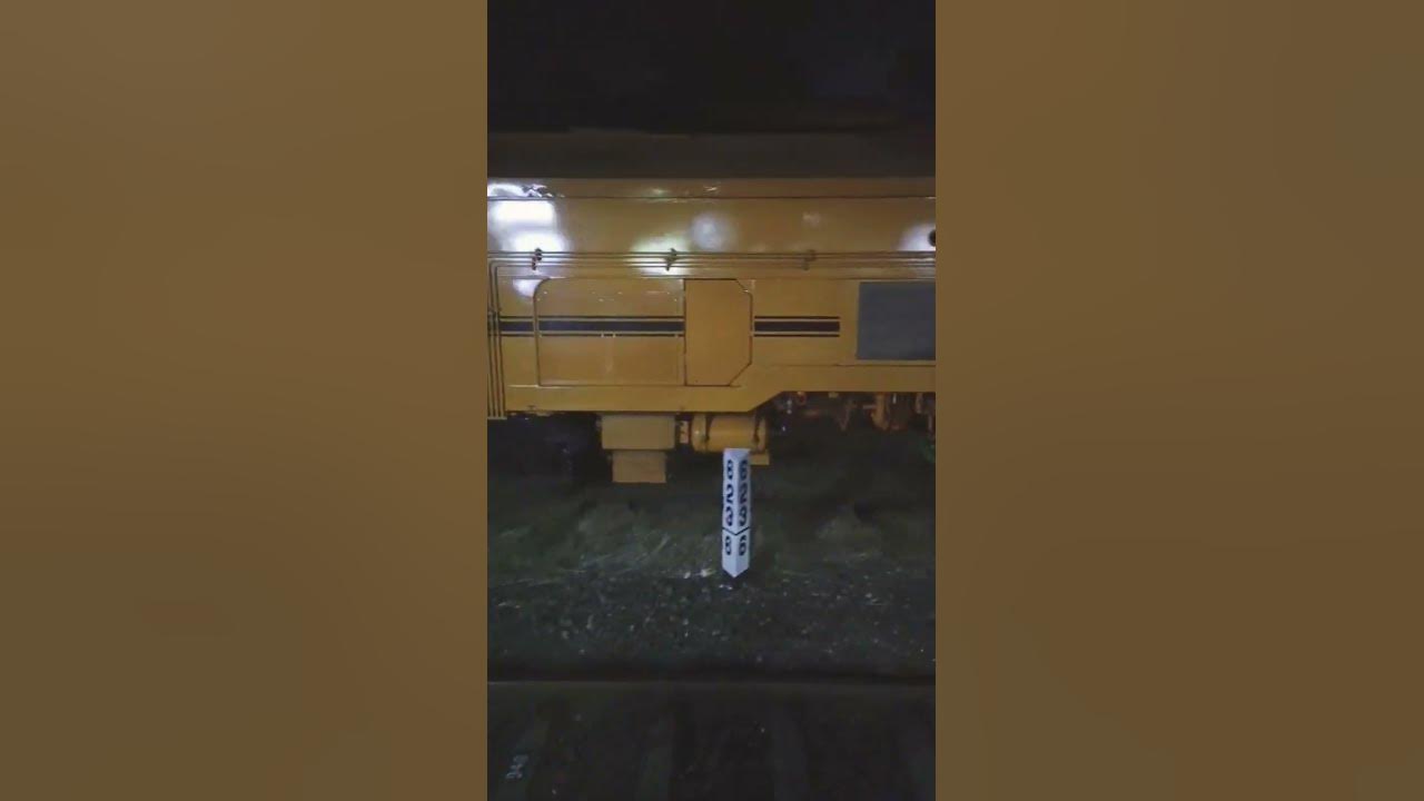 Dynamic tamping express Special railway vehicle 🚂 🚃 YouTube