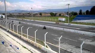 Inicio carrera de motos autodromo de toluquilla.