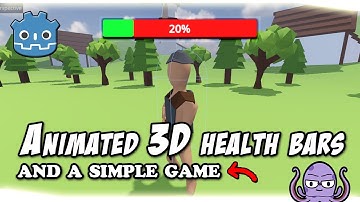 Animated health bars in 3D space | Godot 4