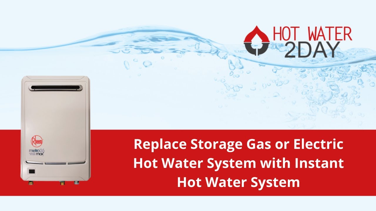Converting to Instant Gas Hot Water System YouTube