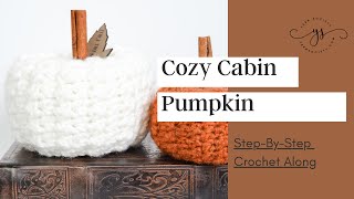 How To Crochet A Pumpkin | Crochet For Beginners | Fall Crochet | Yarn Society