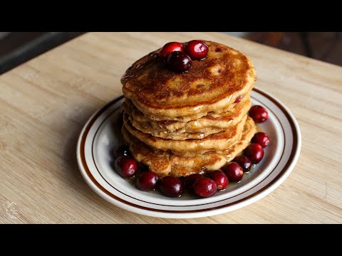 Fluffy Orange Cranberry Pancakes Recipe | The Sweetest Journey