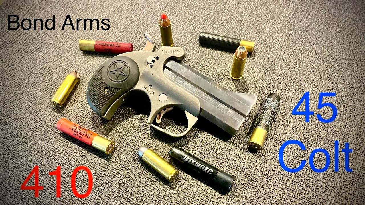 Bond Arms Rowdy 45 Colt 410 3 Inch Shots and Ammo Review "SHORT VERSION"