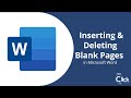 Add blank page in Microsoft Word