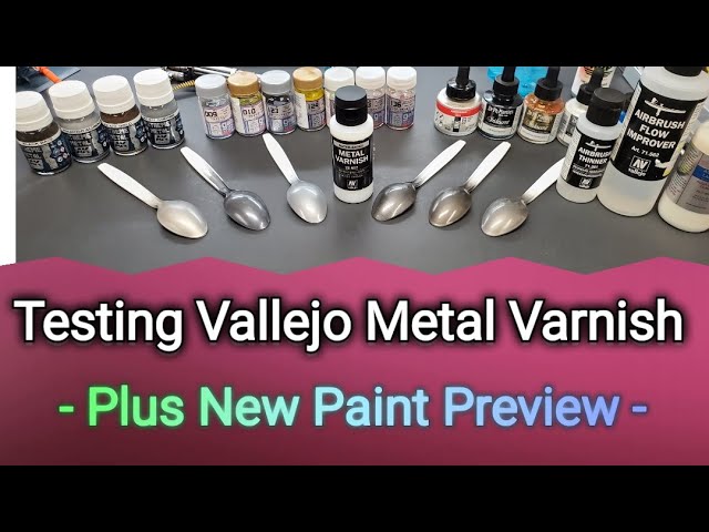 HOW to airbrush the NEW Formula Vallejo Metal Color